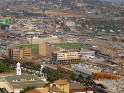 Cityscape building stadium