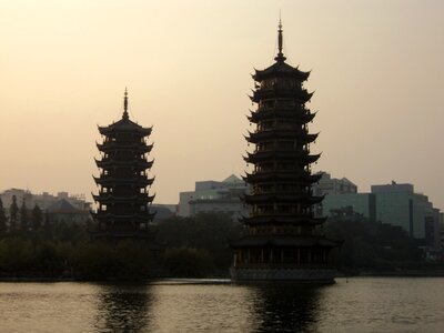 Chinese asian building photo