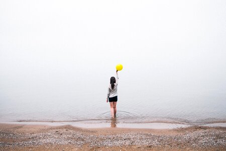 1 Beach gray sand photo