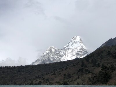 Himalayas trail on the way to Everest base camp