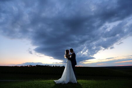 Bad Weather storm bride photo