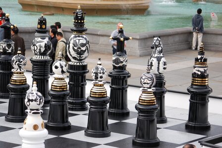 Play intelligence chessboard photo