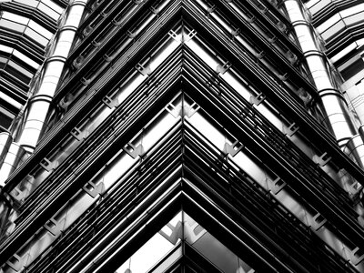 Skyscraper building architecture