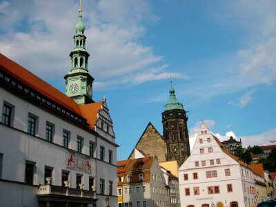 Historic center saxon switzerland saxony photo