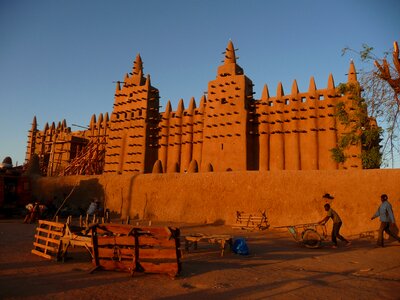 Mosque mali mud