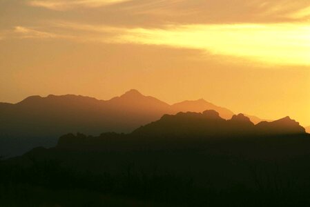Desert scene sky