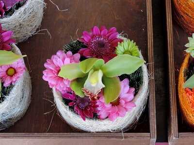 Decoration flowerpot handmade photo