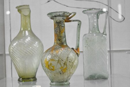 Medieval museum vase photo