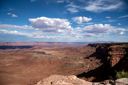 Side of Canyon Rim at Canyonlands National Park