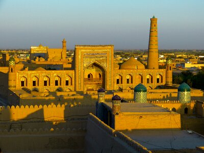 Old abendstimmung uzbekistan photo