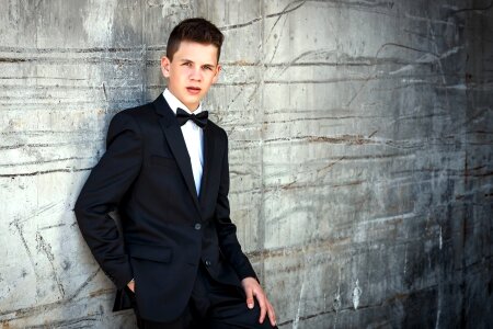 Boy elegance man