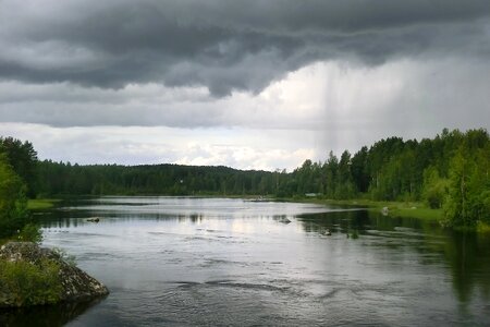 Lake water cloudy photo