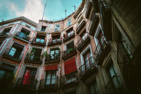 Tenement House in Barcelona, Spain photo