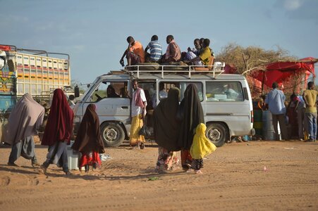 People vehicle walk