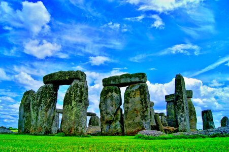 Stonehenge in Wiltshire, England. photo