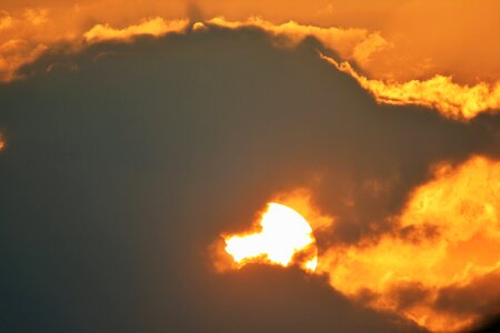 Bright cloud dark photo