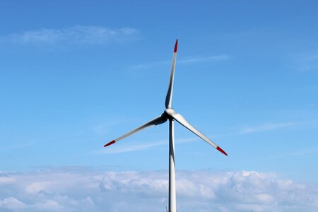 Wind energy wind power power generation photo