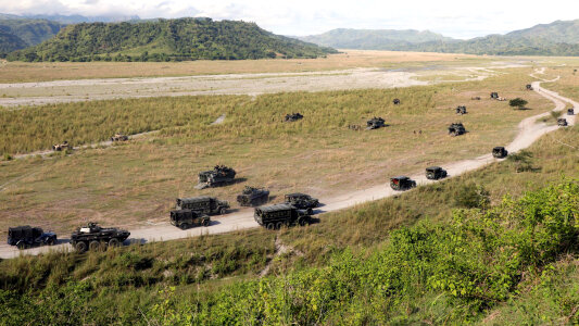 Tactical Vehicles moving in the Philippines photo
