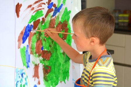 Painting brush artist