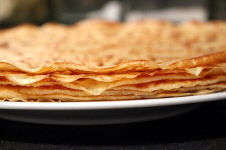 Taste dessert crepe photo