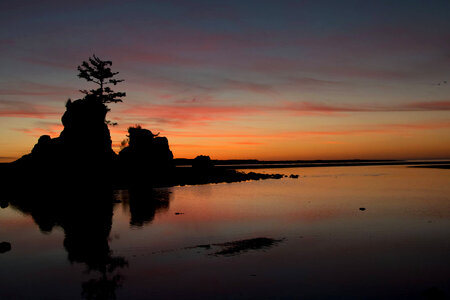 Siletz rocks at Siletz Bay