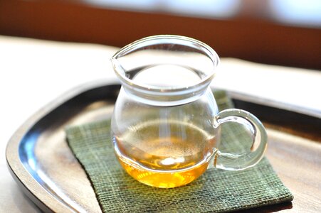 Tea glass chinese tea photo