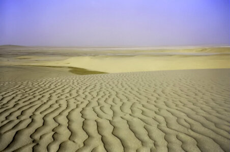 Desert Landscape in Qatar photo
