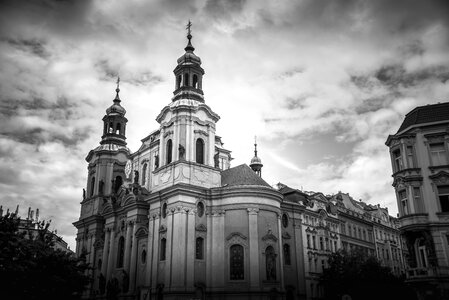The Church of Saint Nicholas in the Old Town of Prague. Prague, Czech Republic photo