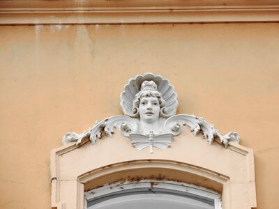 Baroque luxury facade photo