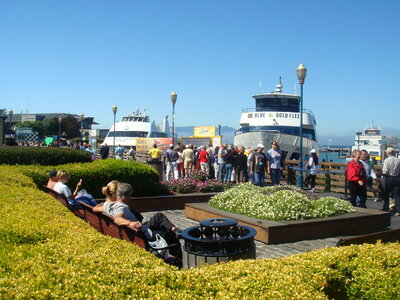 View of San Francisco from the pier 39, San Francisco, California photo