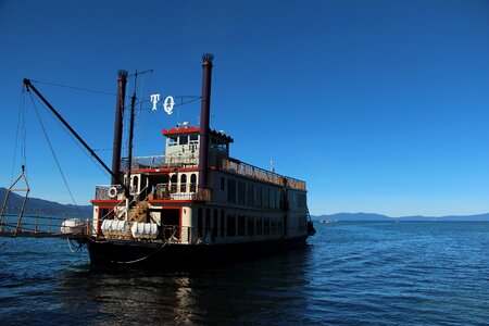 Boat water tahoe photo