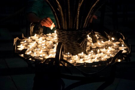 Wax devotion prayer photo