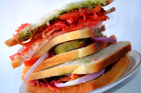 Sandwich Bread Vegetables photo