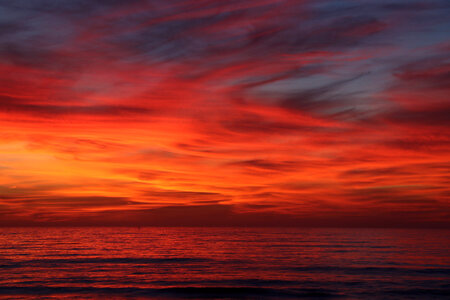 Red Sky Sunset photo