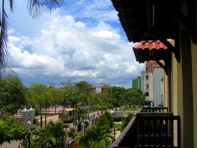 Vista desde el Museo Romantico in Barranquilla, Colombia