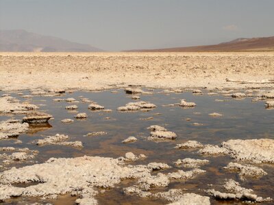 Salt water salt death valley photo