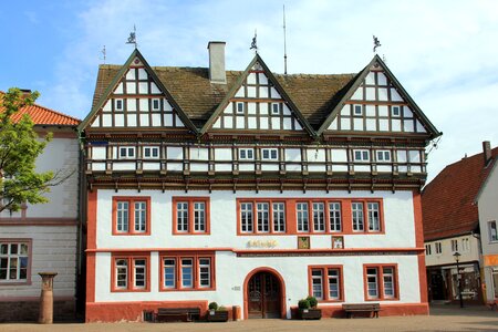 Truss facade fachwerkhaus photo