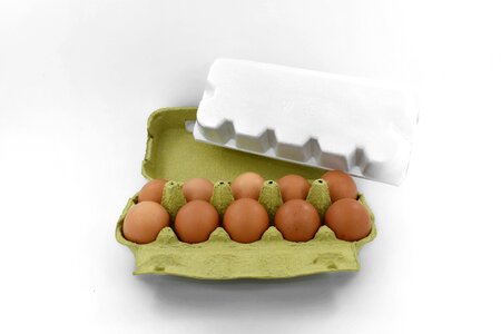 Carton cholesterol egg box photo