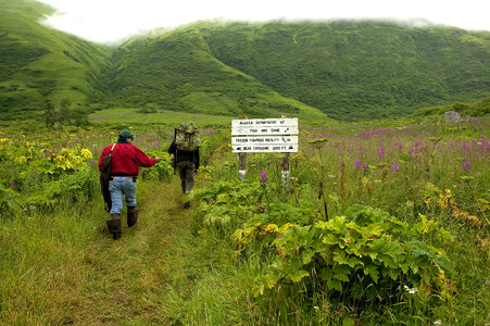 Two adults at Kodiak National Wildlife Refuge photo