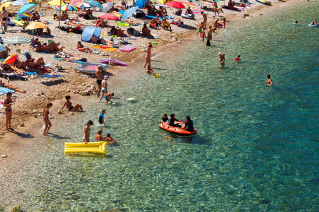 People On The Beach Potovošće photo