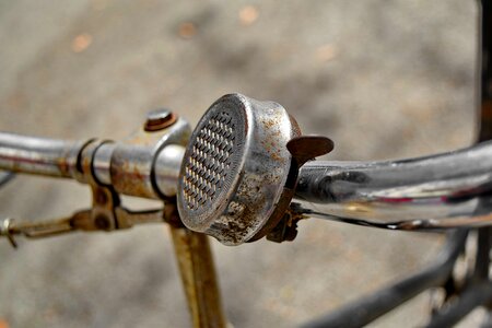 Bell bicycle cast iron photo