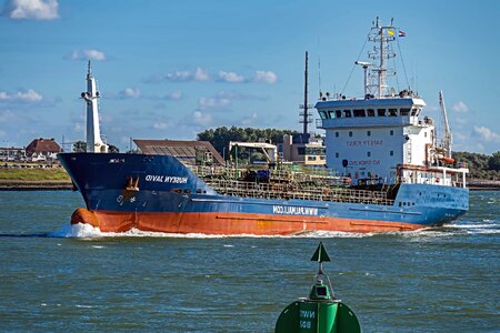 Boat cargo cargo ship photo