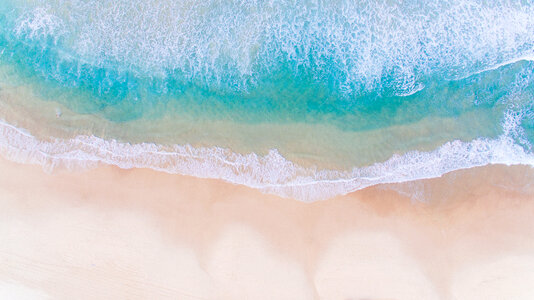 Beach and Tropical Turquoise Ocean photo