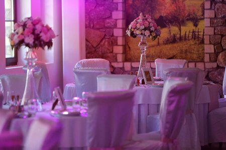 Interior Decoration wedding venue restaurant photo