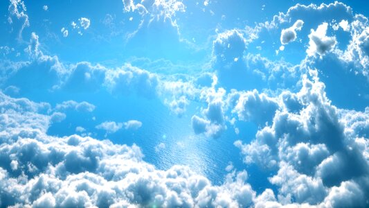 Cloudscape landscape white