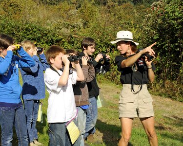 Babies binoculars bird