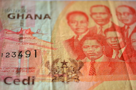 Ghana Bank Notes photo