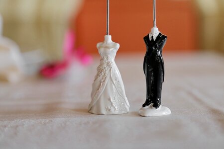 Bride ceramics figurine