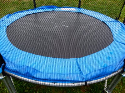 Jump safety net play photo