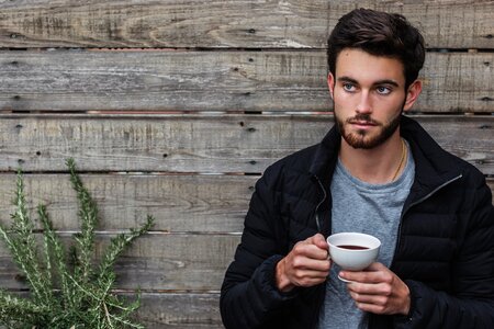 Teen Drinking Tea